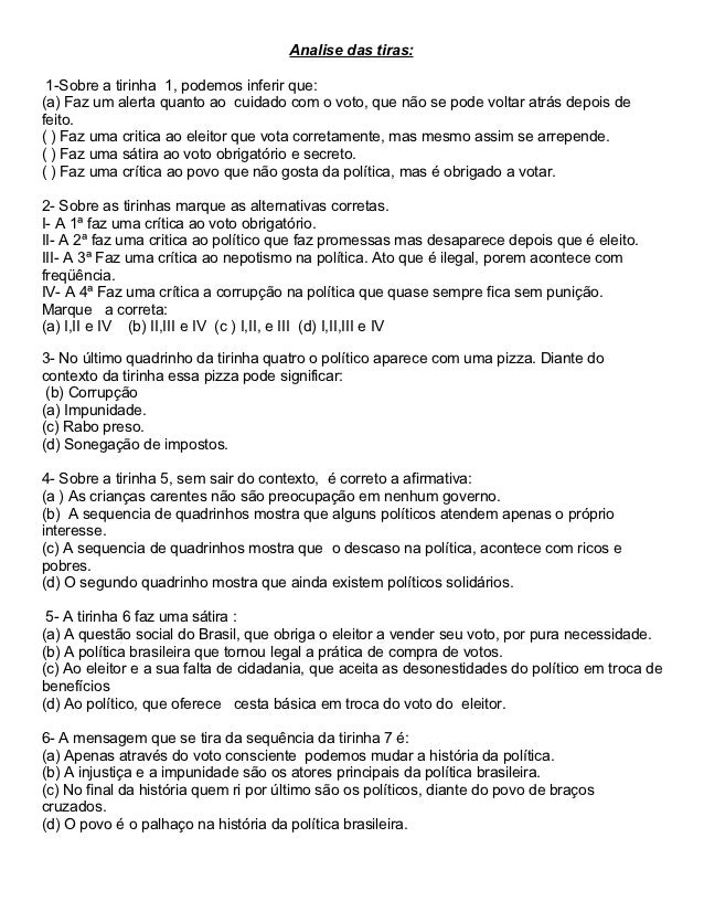 Interpretação De Texto 8 Ano Com Gabarito Multipla Escolha - ASKBRAIN