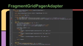 FragmentGridPagerAdapter
 