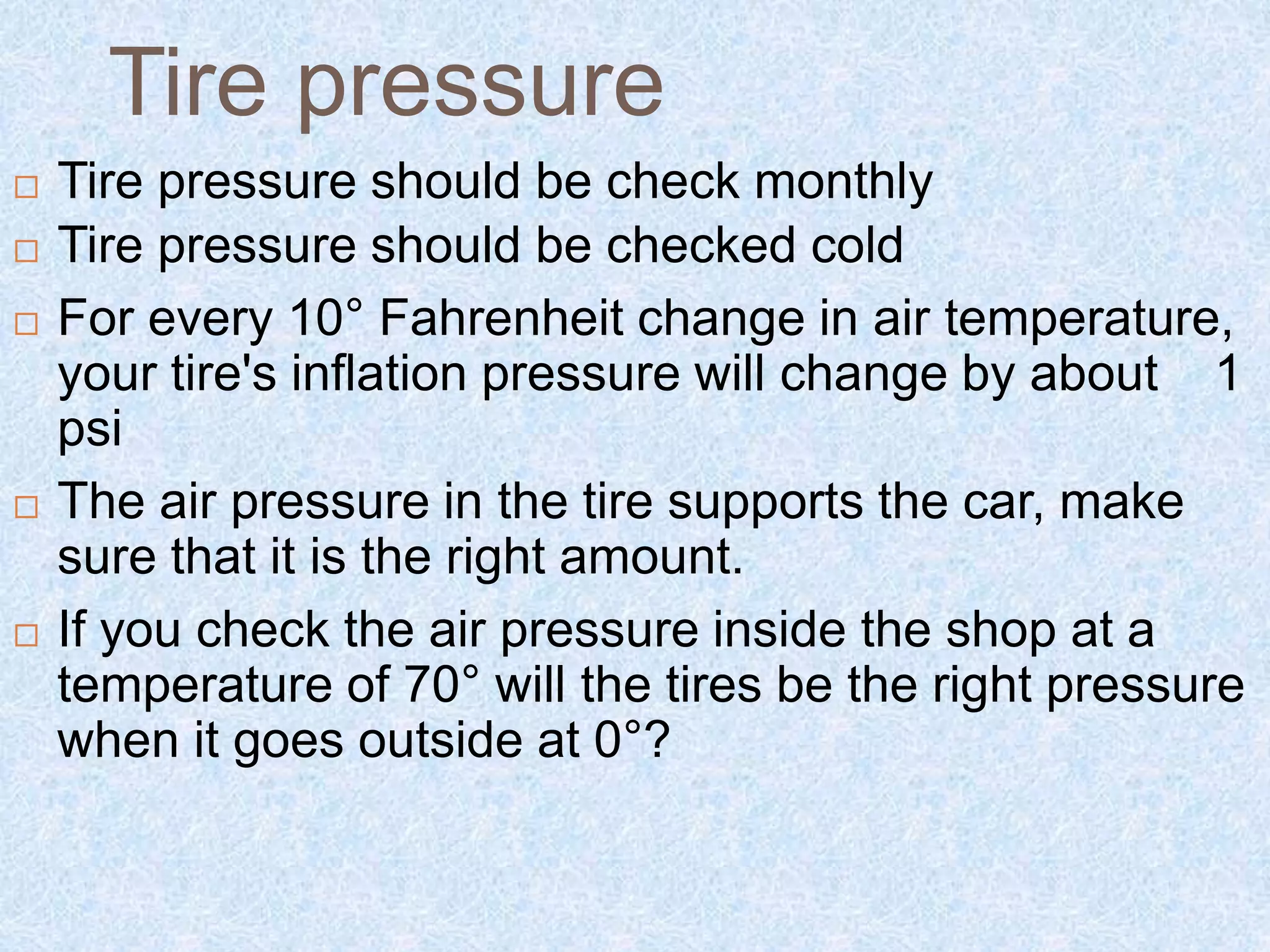 Sitemapcdatahttpsreininf Inetcomtire Pressure Should Be Checked How Oftennull