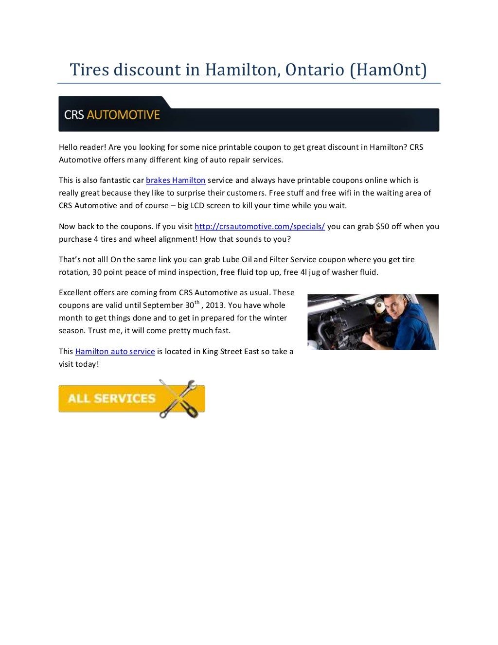 Tires discount in hamilton