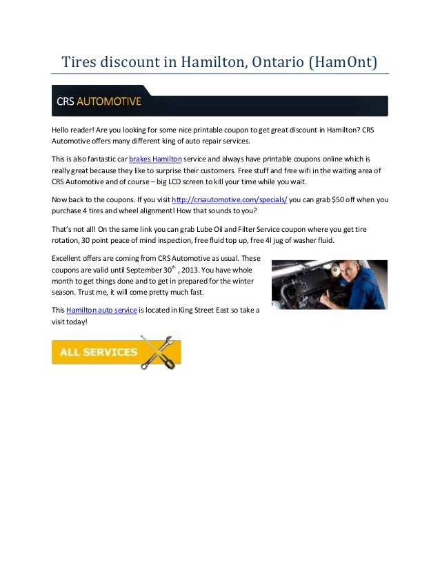 Tires discount in hamilton