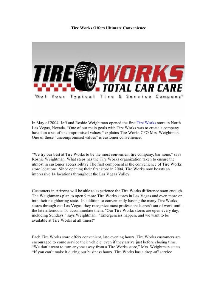 tire works offers ultimate convenience 1 728 jpg cb 1294818040 tire works las vegas nv