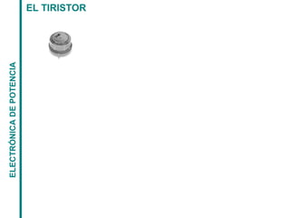EL TIRISTORELECTRÓNICADEPOTENCIA
 