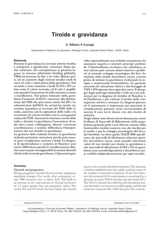 Tiroide e gravidanza | PDF