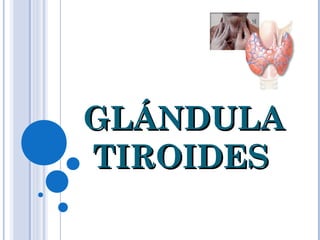 GLÁNDULA
TIROIDES
 