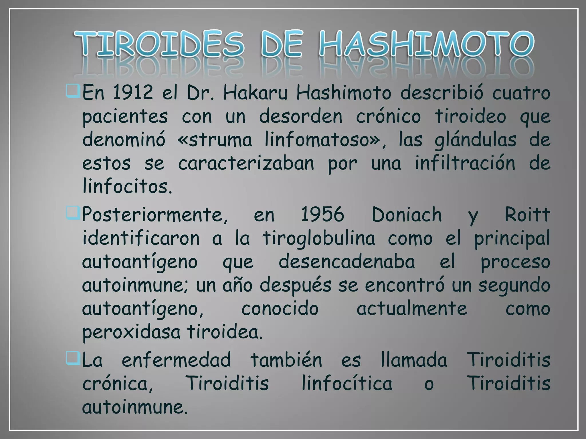 Hashim To ¿Cuál Es La Historia De La Tiroiditis De Hashimoto? – RERLCT