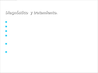 Diagnóstico y tratamiento.

   Bocio indoloro.
   VSG normal.
   AbAT positivo.
   En tiroiditis silentes no hay indicación de
    salicilatos, AINES o glucocorticoides.
   En tiroiditis florido se pueden emplear dosis
    estándar de bloqueadores beta.
   Valoración anual ya que parte de estos
    pacientes terminan desarrollando hipotiroidismo
    permanente.
 