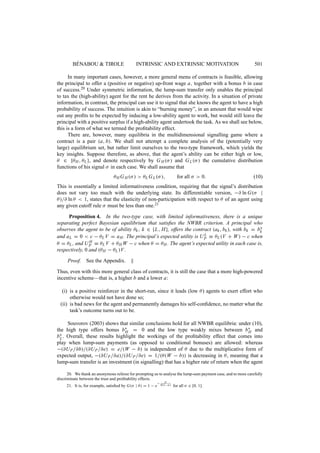 ˆ(, p) of the unknown parameter.5 The conditioning 
of  