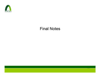 Final Notes




              121
 