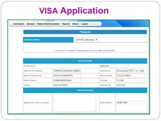 VISA Application
 