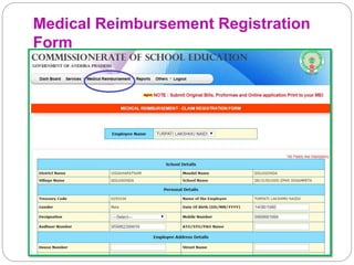 Medical Reimbursement Registration
Form
 
