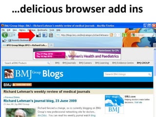 …delicious browser add ins
 