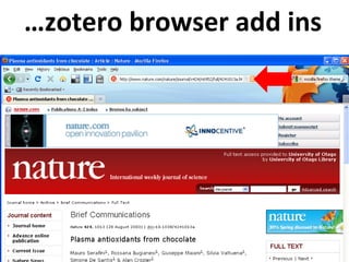 …zotero browser add ins
 