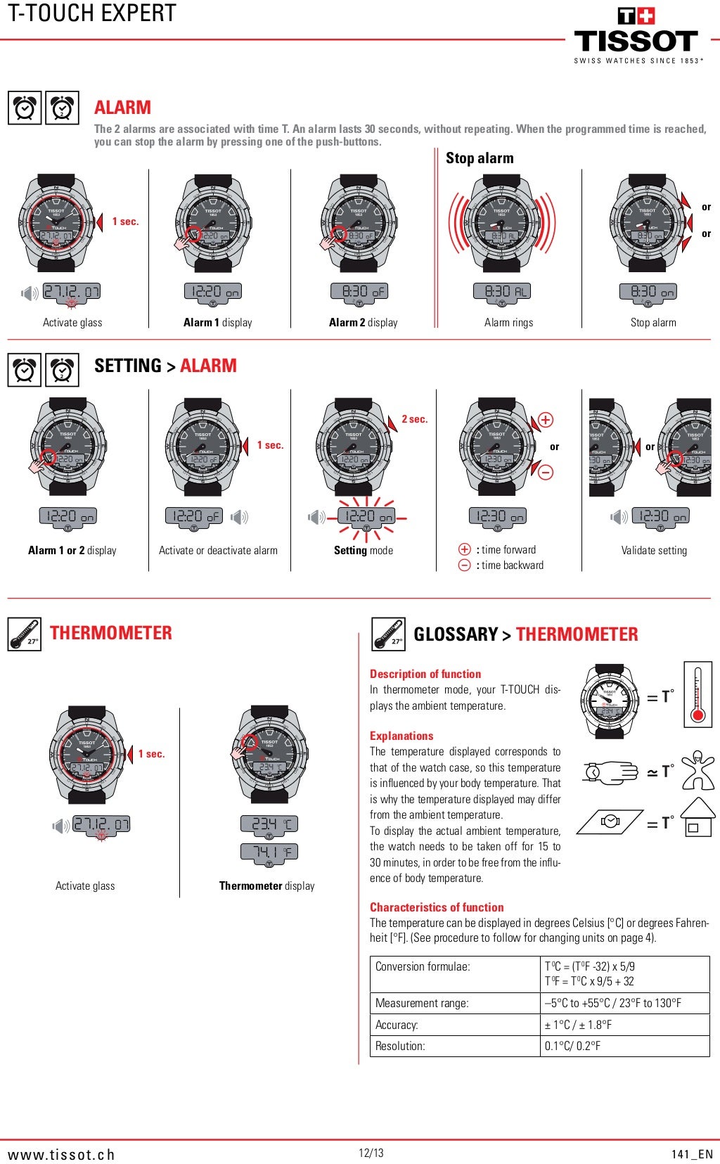 Tissot T-Touch Expert Titanium manual 141-en crop