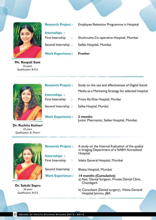 TISS Placement Brochure 2013 15