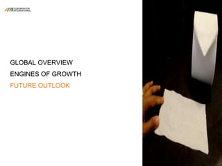 GLOBAL OVERVIEW
ENGINES OF GROWTH
FUTURE OUTLOOK
 