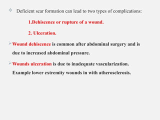 Comprehensive Overview of Tissue Repair and Wound Healing Processes | PPTX