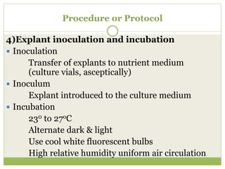 Tissue culture | PPTX