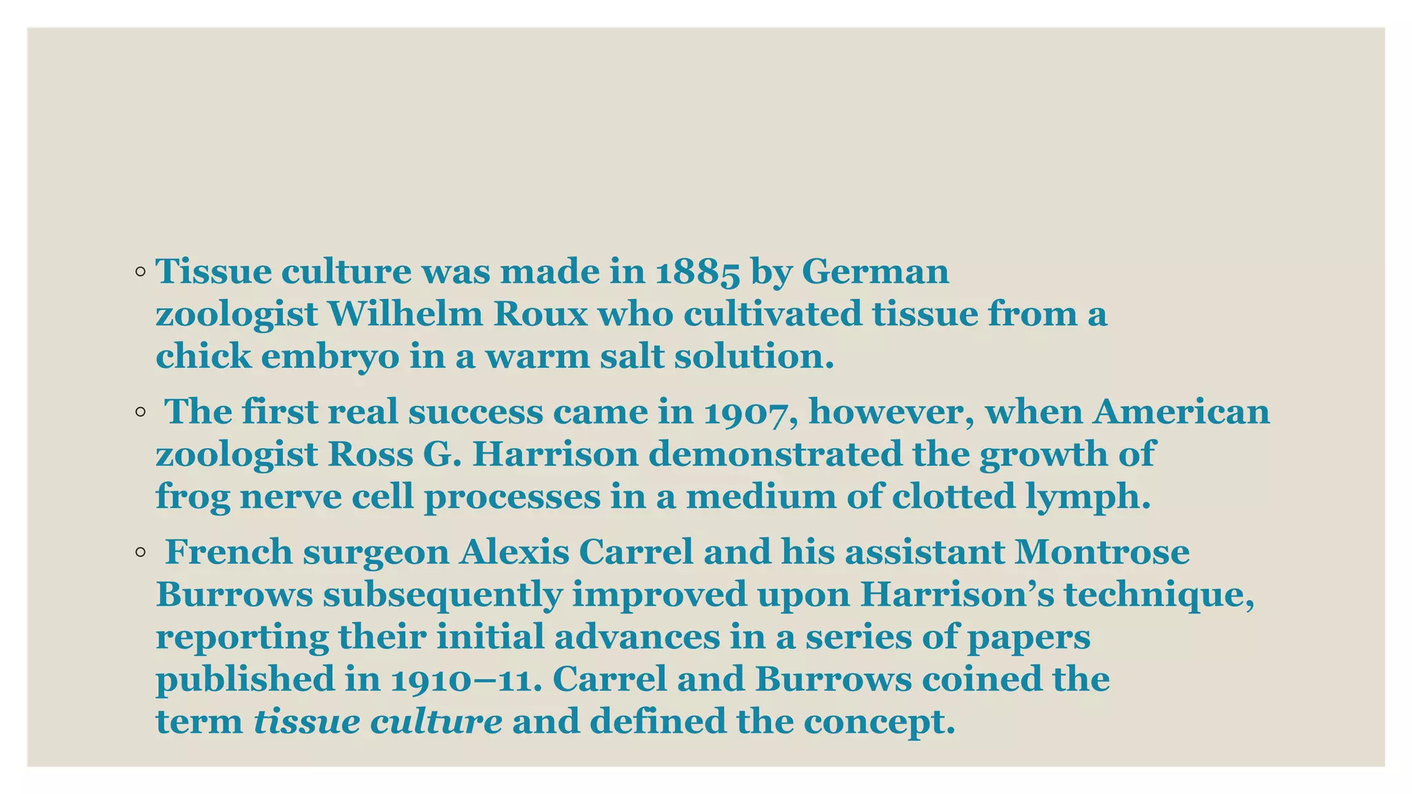 Tissue culture | PPTX