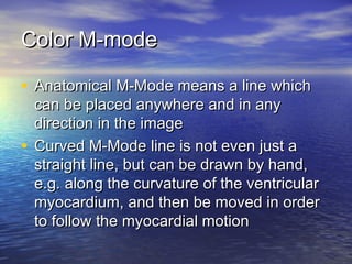 M Line Radiopedia Tissue doppler imaging | PPT