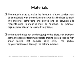 Hollow Fiber SystemsCourtesy: http://hugroup.cems.umn.edu/Research/bal/BAL-howitworks.htm18MSE 503 Seminar: Tissue Engineering   Feb 18, 2009   UT Space Institute, Tullahoma, TN 37388-9700