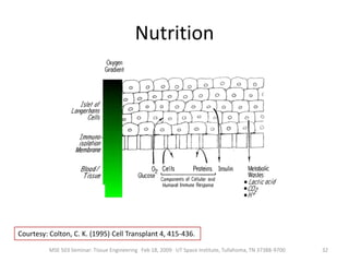 Bioartificial PancreasTwo goals:To improve insulin replacement therapy until glycemic control is practically normal as evident by the avoidance of the complications of hyperglycemia.