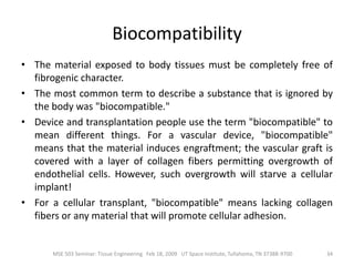 The bioengineering approach