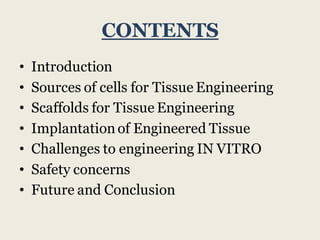 Tissue Engineering And Regeneration | PDF