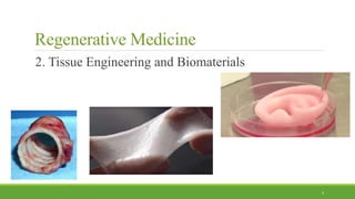 Regenerative Medicine
2. Tissue Engineering and Biomaterials
5
 