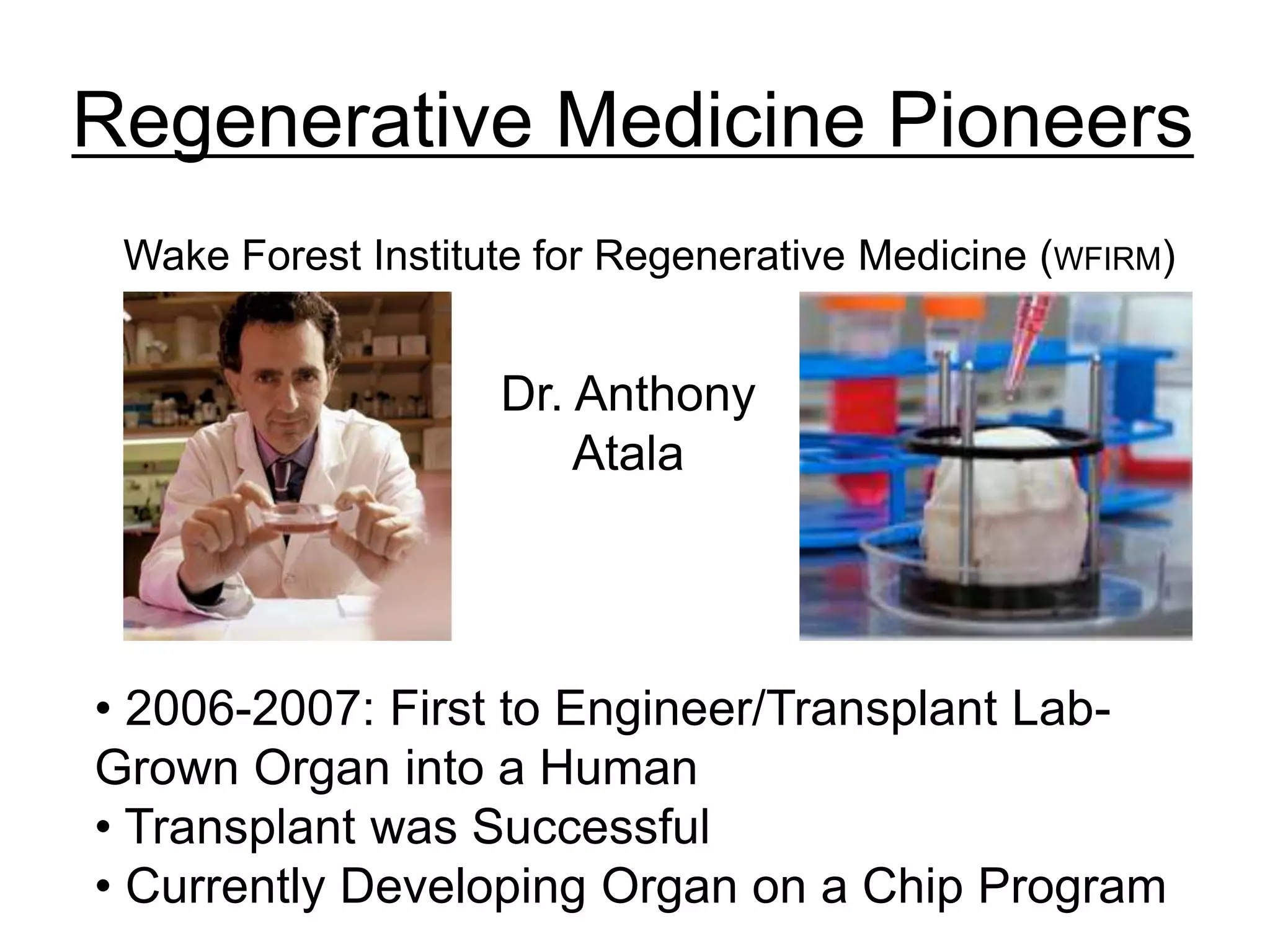 Tissue Engineering & Regenerative Medicine | PPTX