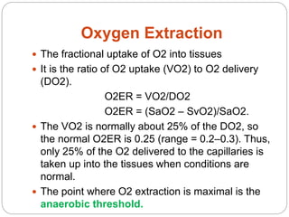Tissue oxygenation PPT
