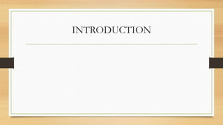INTRODUCTION
 