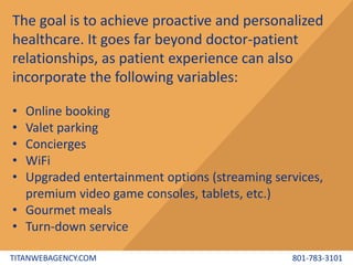 10 Ways To Enhance Patient Experience | PPT