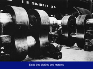 Eixos dos pistões dos motores 
 