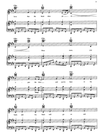 Titanic para piano partituras