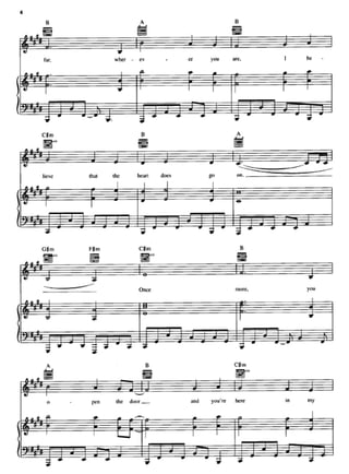 Titanic para piano partituras