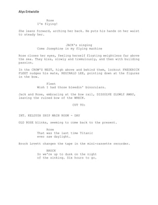 Titanic Script