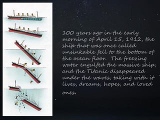 Titanic presentation main | PDF