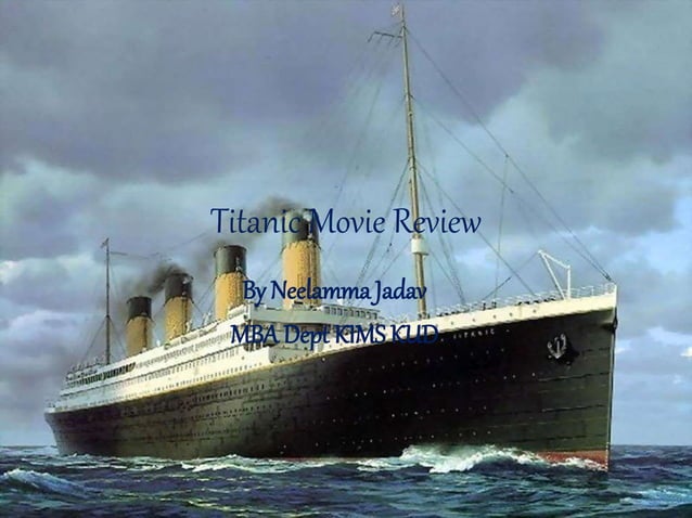 titanic movie reaction paper