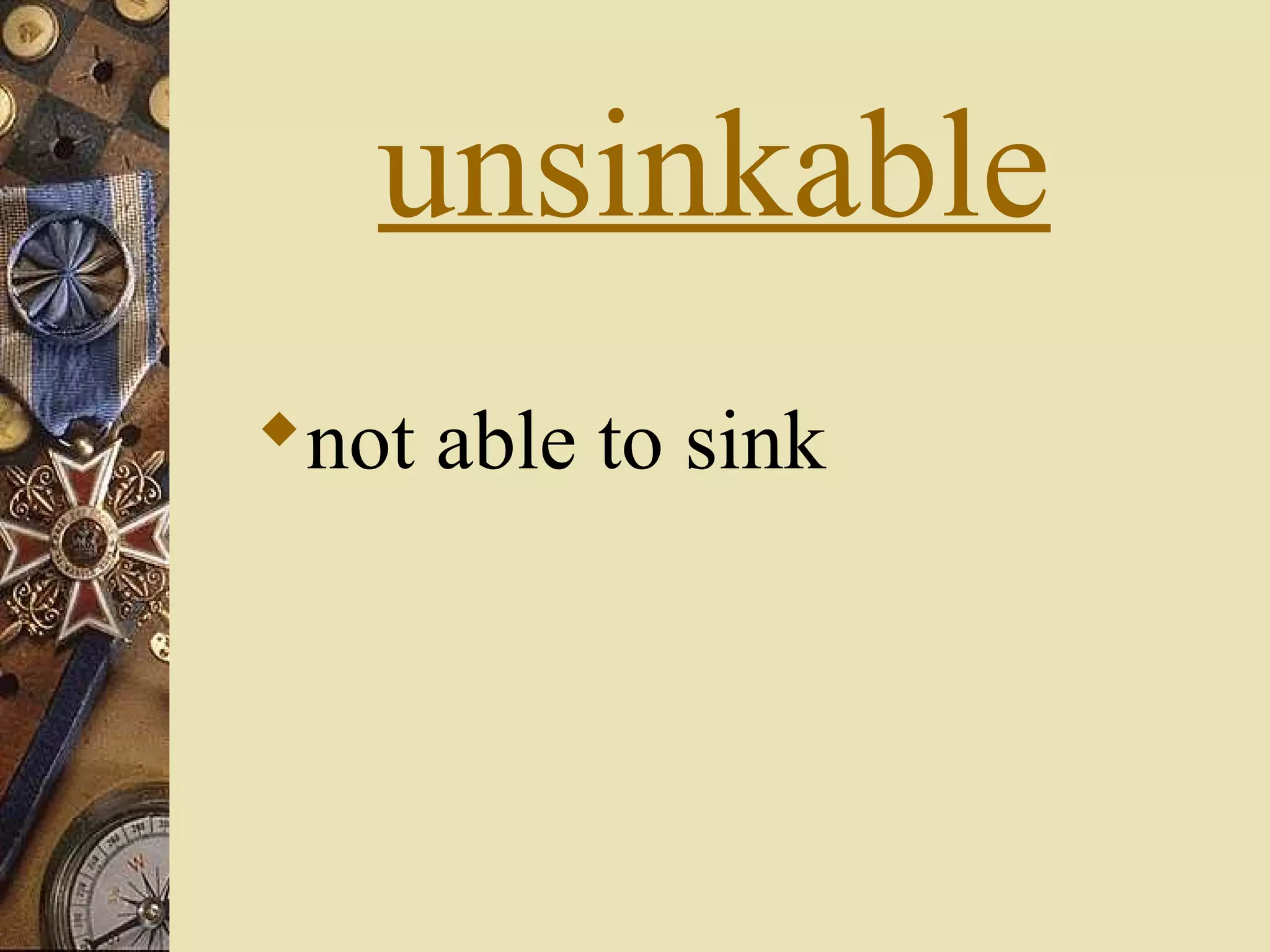Finding the Titanic - Vocabulary | PPT