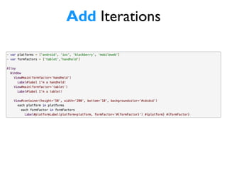 Add Iterations
 