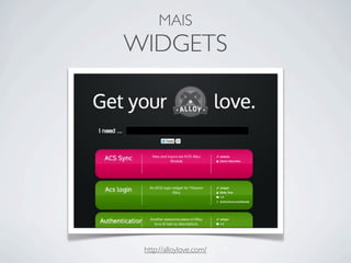 MAIS
WIDGETS
http://alloylove.com/
 
