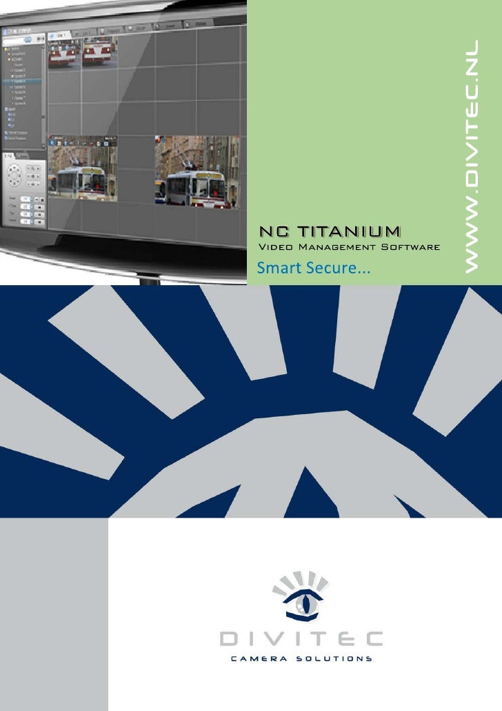 Het Gratis Ip Video Management Softwarepakket Nc Titanium