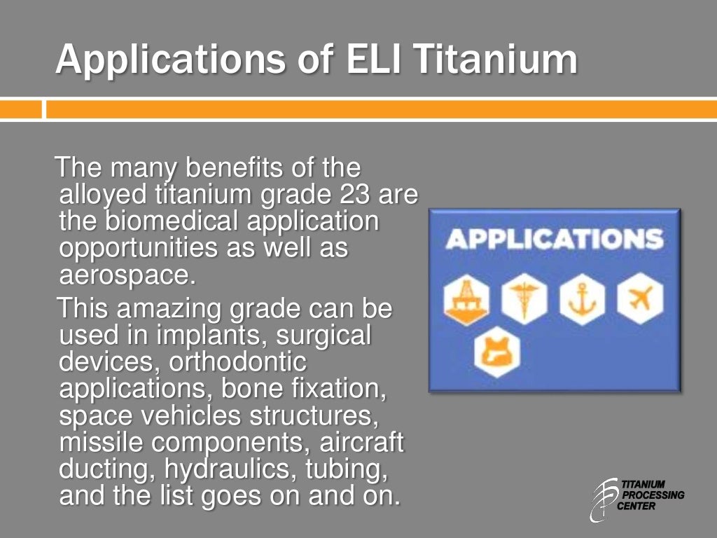 Titanium Grade 23 Ti6Al4V ELI Overview
