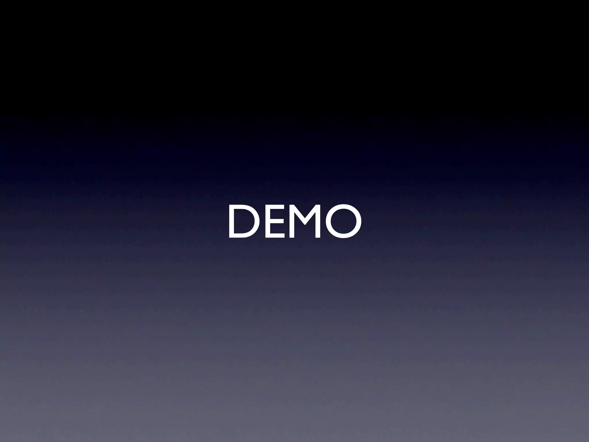 DEMO
 