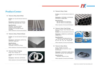 The Metal of Choice for the 21st Century - Titanium Alloys
