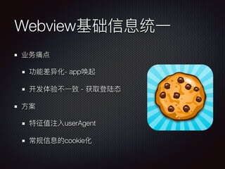 Webview
- app
-
userAgent
cookie