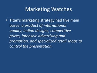 DiversificationCurrently Marketing our Products in 26 countrieswith a largerfootprint in theMiddle East andAsia-PacificregionsWatchesJewelleryInternational BusinessPrecision EngineeringPrescription Eyewear