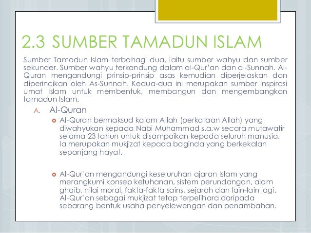 Asas Pembentukan Tamadun Islam