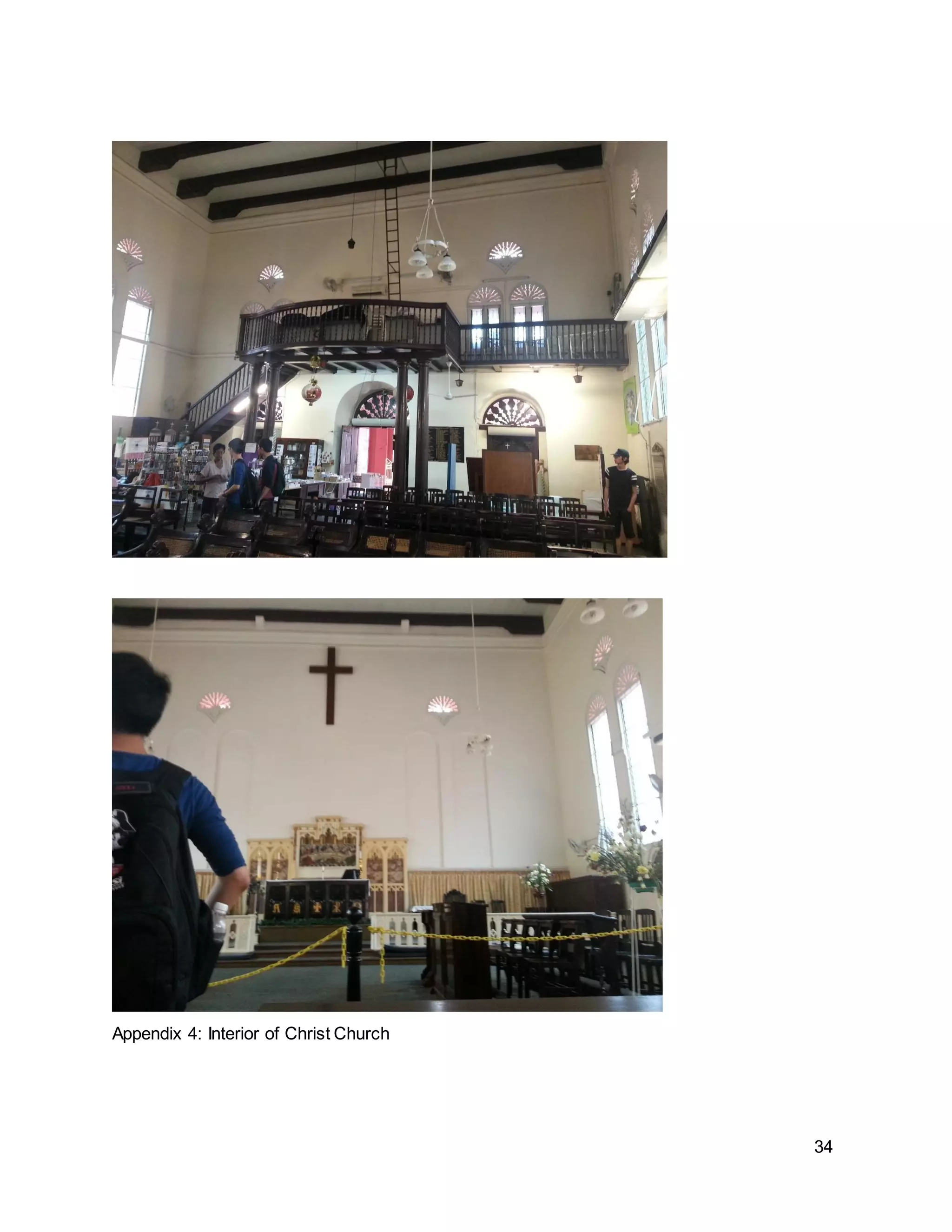 34
Appendix 4: Interior of Christ Church
 